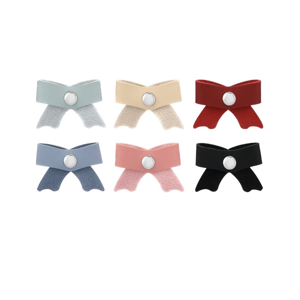 Leather Texture Bow Cable Organizer- BUYERS CHOICE